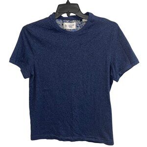 Original Penguin by Munsingwear Men’s Blue Striped Knit T-Shirt Size Large